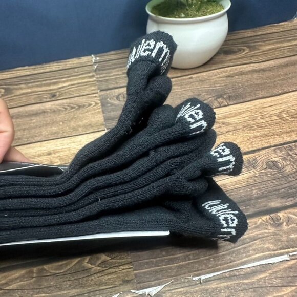 NWT Lululemon Men's Daily Stride Ankle Socks 3 Pack Size XL (BLK) - Picture 5 of 8